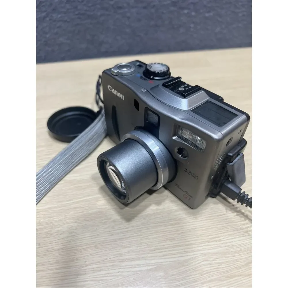 Canon Powershot G1 3.3MP Digital Camera With 128 MB Memory Card, Silver - Tested